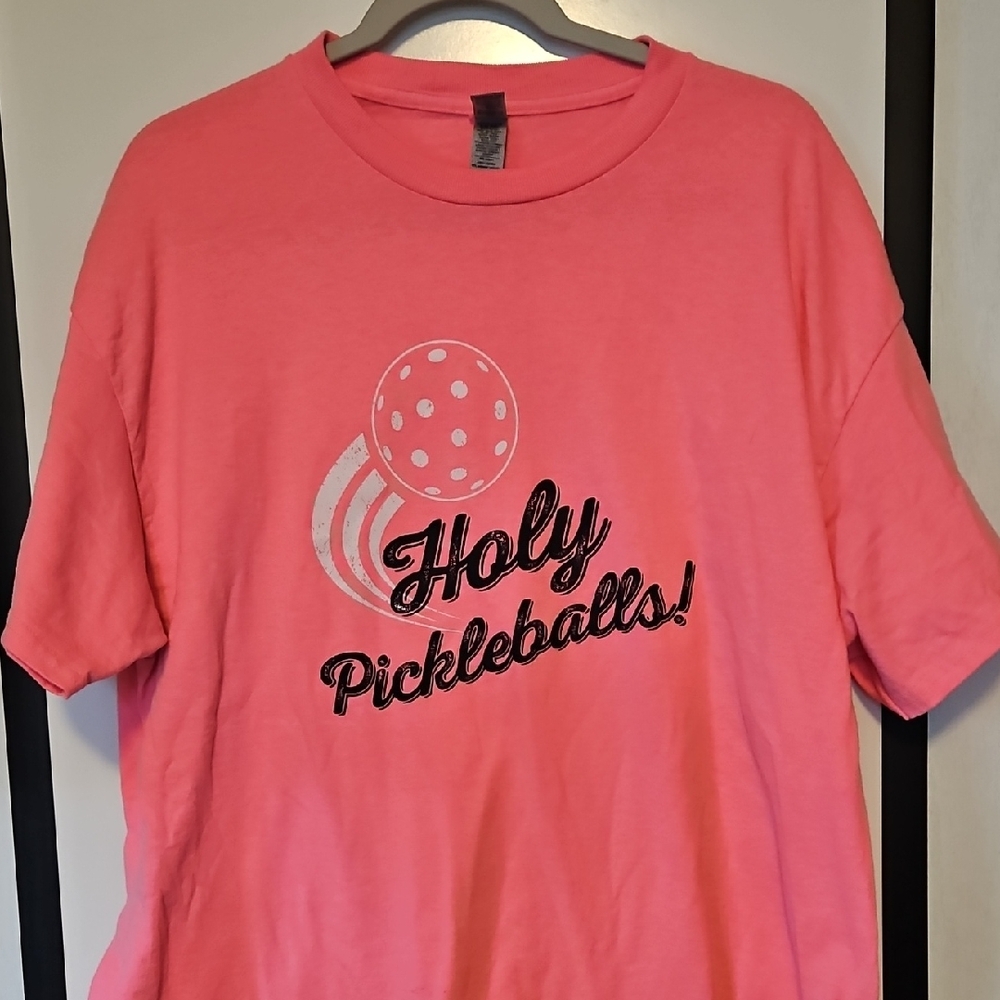 Pink Holy Pickleballs T-Shirt